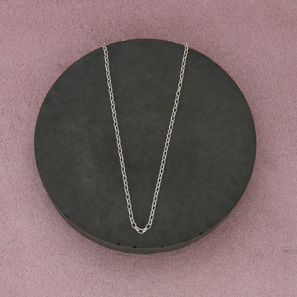 sterling silver 2mm rolo chain necklace size 16in
